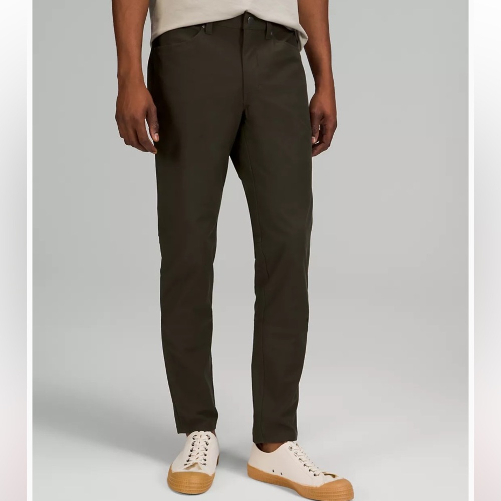 NWT Lululemon Slim Tapered Trouser Olive